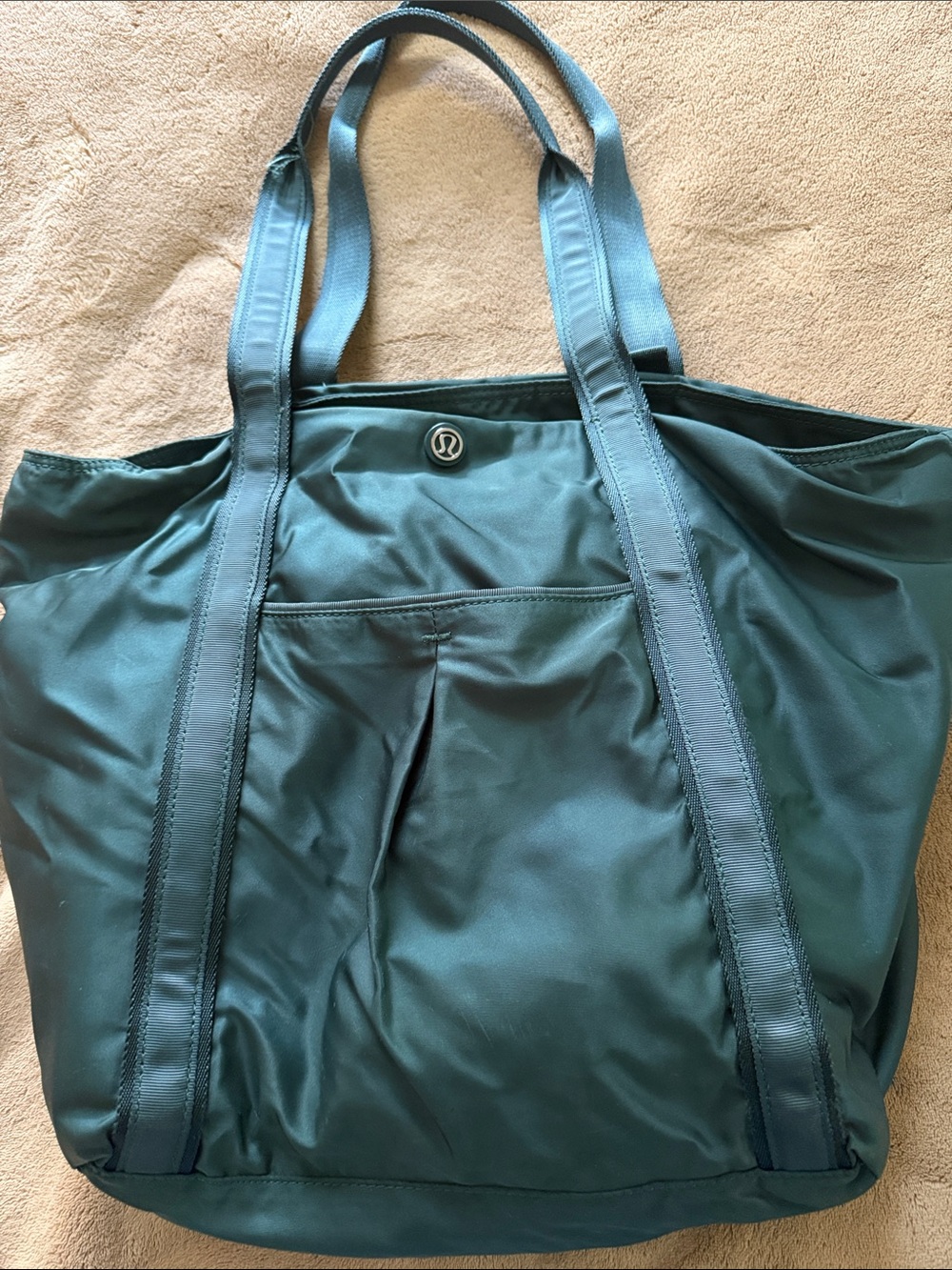 Lululemon Teal Nylon Everyday Tote